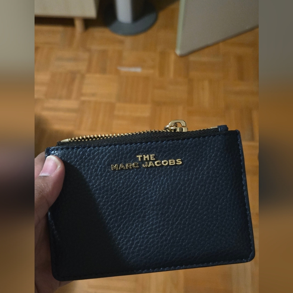 Marc Jacobs Blue and Gold Leather Accessory